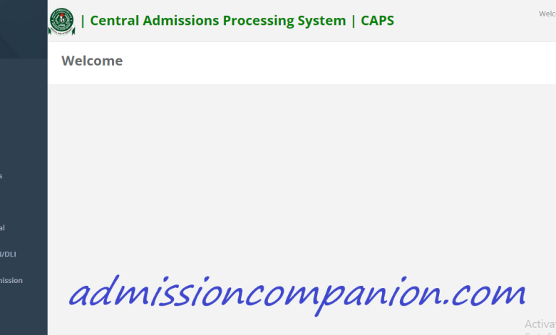 JAMB-CAPS-Admission