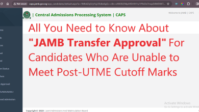 JAMB Transfer Approval