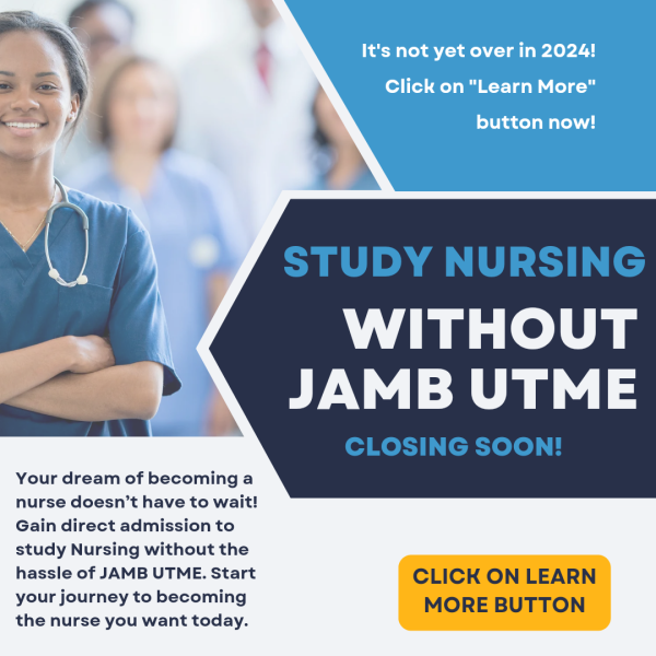 study nursing without JAMB