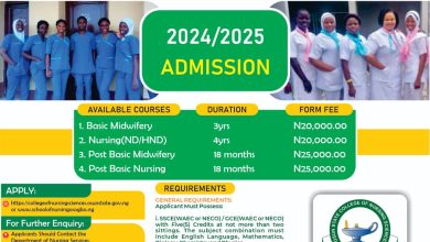 Osun state college of nursing form aabadmusedu