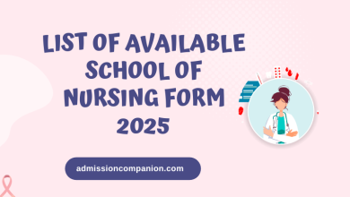 Available school of nursing form